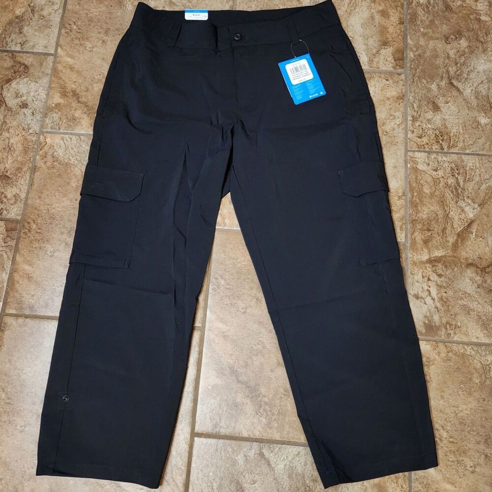 Columbia Silver Ridge Utility Capri Pants Women’s 10 Black